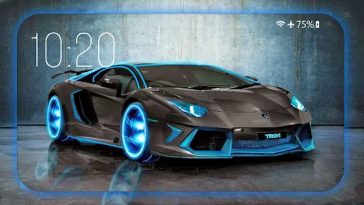 Neon Cars Wallpaper HD Themes android App screenshot 4