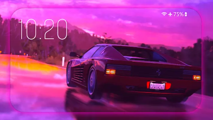 Neon Cars Wallpaper HD Themes android App screenshot 7